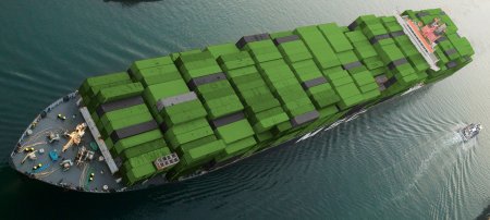Grønne containerskib
