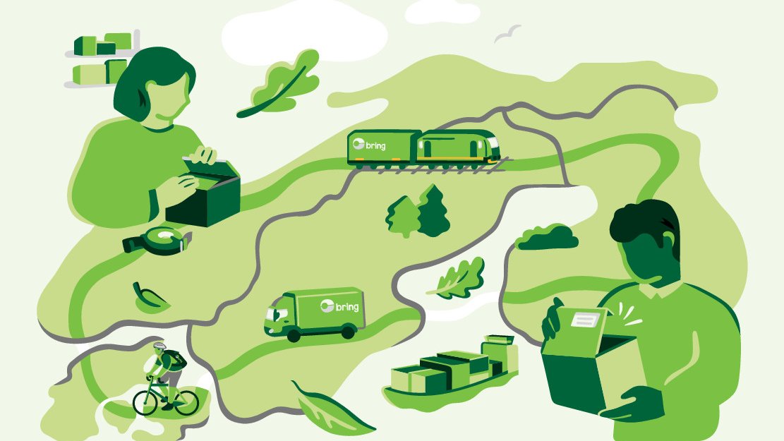 Illustration Bring-tjenester